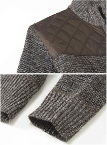 img 1 attached to 👕 Brushed Boys' Clothing and Sweaters: Gioberti Knitted Cardigan Sweater