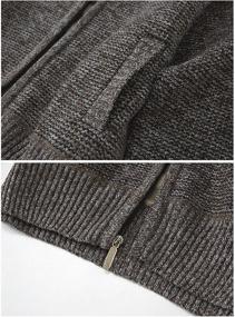 img 2 attached to 👕 Brushed Boys' Clothing and Sweaters: Gioberti Knitted Cardigan Sweater