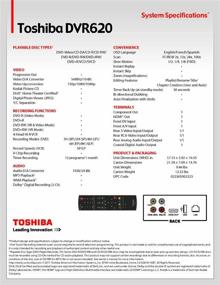 img 1 attached to Toshiba DVR620 Recorder Certified Refurbished