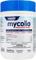 🧻 mycolio hospital grade disinfectant wipes - 160 wipes - 6x7 inches logo