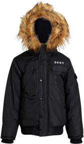 img 2 attached to Детский зимний пальто DKNY - устойчивый выбор в мужской одежде для зимы.