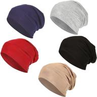🧢 adjustable silk satin bonnet for men's sleep – satin lined cap for frizzy hair – slouchy beanie sleep bonnet – slap hat for boyfriend, husband & dad logo