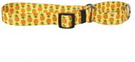 pineapples yellow martingale dog collar by yellow dog design - stylish and functional! logo