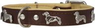 dogs my love leather dachshund logo