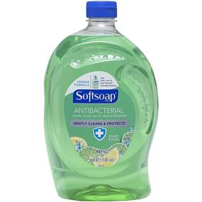 img 1 attached to 🍊 Свежий цитрусовый антибактериальный жидкое мыло Softsoap в картридже - 56 жидких унций