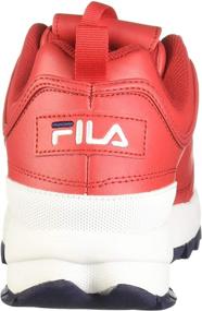 img 2 attached to 👟 Men's Fila Disruptor Peacoat Vinred Sneakers - Trendy Shoes and Fashion Footwear