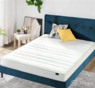 img 1 attached to 🛏️ Zinus Narrow Twin Mattress 6 Inch Foam and Spring / CertiPUR-US Certified Foams / Mattress-in-a-Box, Off White review by Hannah Curi