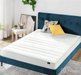 img 6 attached to 🛏️ Zinus Narrow Twin Mattress 6 Inch Foam and Spring / CertiPUR-US Certified Foams / Mattress-in-a-Box, Off White