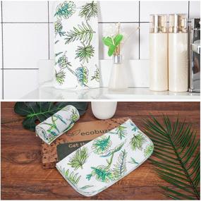 img 3 attached to 🌿 Eco Buzz Reusable Paper Towels: Washable, Paperless, Zero Waste - 10 Pack, Kitchen Essentials - Thick & Strong Paperless Towel, Eco Friendly 100% Cotton Absorbent Cloth Napkins