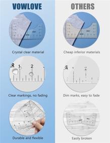 img 1 attached to 👕 T-shirt Ruler Guide for Vinyl Alignment - Center Designs with Soft Tape Measure | Craft Sewing Supplies & Tools for Cricut Heat Press, HTV & Heat Transfer Vinyl - Enhanced SEO