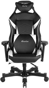 img 4 attached to 🎮 Clutch Chairz - The Ultimate Ergonomic Gaming Chairs for Computer Desk - Black/White - Shift Series