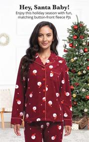 img 2 attached to PajamaGram Womens Christmas Pajamas Cabernet