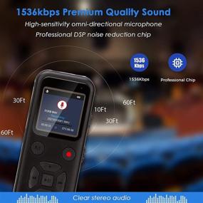 img 3 attached to 🎥 Enhanced EVISTR Digital Recorder: Portable Audio & Video with Convenient Activated Playback