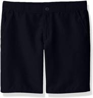 chaps school uniform front performance boys' clothing for shorts logo