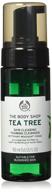 the body shop tea tree skin clearing foaming cleanser - 5 fl oz (vegan) - gentle and effective face cleanser for clearer skin logo