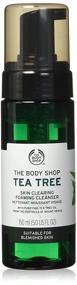 img 4 attached to The Body Shop Tea Tree Skin Clearing Foaming Cleanser - 5 Fl Oz (Vegan) - Gentle and Effective Face Cleanser for Clearer Skin