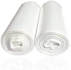 img 3 attached to 🗑️ 7-Almond 2 Gallon Clear Trash Bags - Office/Home Waste Bin Liners (100 Count/2 Rolls)