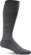 🧦 enhance leg circulation with sockwell men's circulator moderate graduated compression socks logo