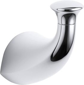 img 3 attached to Enhance your Bathroom with the KOHLER K-37055-CP Alteo Single Robe Hook in Polished Chrome
