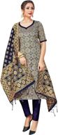 premium pakistani banarasi stitched dupatta for women's dresses - ready-to-wear fashion logo