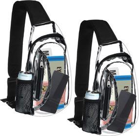 img 4 attached to Crossbody Shoulder Backpack Approved Transparent