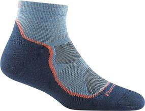 img 4 attached to 🧦 Durable & Comfy (1987) Women's Lightweight Cushioned 1/4 Hiking & Trekking Sock by Darn Tough