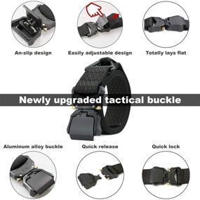 img 3 attached to 🎖️ DEYACE Tactical Military Non Slip Quick Release: High-Performance Gear for Mission Success