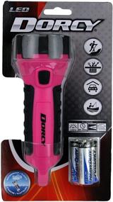 img 3 attached to Dorcy 55 Lumen Waterproof Pink LED Flashlight: Floating & Portable with Carabineer Clip - 41-2509 Model - 8.8 Inch Size