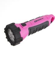 dorcy 55 lumen waterproof pink led flashlight: floating & portable with carabineer clip - 41-2509 model - 8.8 inch size логотип