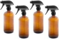 🧴 amber glass bottles with labels and funnel logo