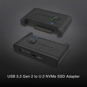 img 3 attached to 🔌 Icy Dock USB 3.2 Gen 2 в U.2 NVMe SSD Thunderbolt 3 Reader Adapter, EZ-Adapter Ex MB931U-1VB: Высокоскоростной передачи данных и совместимость с Thunderbolt 3.