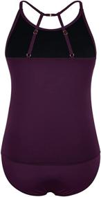 img 3 attached to Hilor Tankini Swimwear Slimming Swimsuits