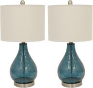 💎 emerald elegance illuminated: decor therapy mp1054 table lamp, set of 2 логотип