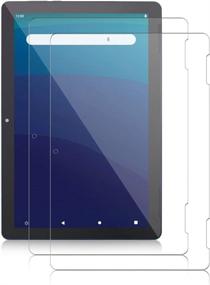 img 4 attached to 📱 Walmart Onn 10.1 Inch (2nd Gen) Tempered Glass Screen Protector - Scratch Resistant & Easy Installation | High Touch Sensitivity | 2 Pack