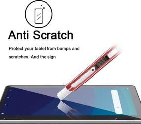 img 2 attached to 📱 Walmart Onn 10.1 Inch (2nd Gen) Tempered Glass Screen Protector - Scratch Resistant & Easy Installation | High Touch Sensitivity | 2 Pack