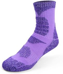 img 2 attached to 🧦 High-performance AII Merino Wool Hiking Socks for Women: 3-Pack Cushioned Crew Socks for Outdoor Walks and Hiking - Moisture-Wicking & Comfortable