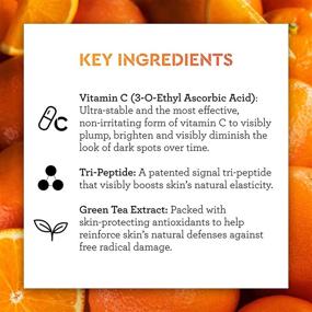 img 2 attached to 🍊 Bliss Bright Idea Vitamin C &amp; Tri-Peptide Collagen-Protecting &amp; Brightening Skin Care Moisturizer - Brighten Skin, Reduce Dark Spots &amp; Firmness, Clean, Paraben-Free, Cruelty-Free, Vegan