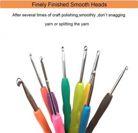 Crochet Hook Set,9Pcs Large Crochet Hooks for Arthritis and Beginners,  Smooth and Comfortable Extra Long