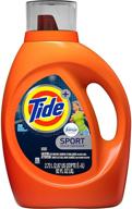 🌬️ tide plus febreze sport odor defense liquid laundry detergent - turbo clean, 92 fl oz - 59 loads logo