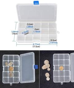 img 3 attached to DUOFIRE Organizer Adjustable Compartment Accessories Organization, Storage & Transport and Craft & Sewing Supplies Storage