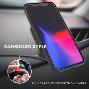 img 1 attached to 📱 Gblesin Wireless Car Charger with 360° Rotation - Universal Magnetic Cell Phone Holder and Wireless Charging for iPhone 13/12/11/8, Samsung and All Qi Enabled Phones (Case Friendly)