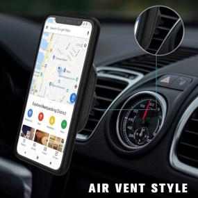 img 2 attached to 📱 Gblesin Wireless Car Charger with 360° Rotation - Universal Magnetic Cell Phone Holder and Wireless Charging for iPhone 13/12/11/8, Samsung and All Qi Enabled Phones (Case Friendly)