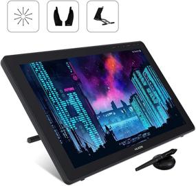 img 4 attached to 🖊️ 2020 HUION KAMVAS 22 Graphics Drawing Tablet Monitor | Android Support | Battery-Free Stylus | 8192 Pressure Sensitivity | Tilt | Touch Bar | Adjustable Stand - 21.5 Inch Pen Display