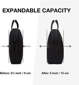 img 2 attached to LIGHT FLIGHT Expandable Briefcase Resistant Laptop Accessories