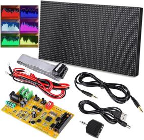 img 3 attached to 🎶 Facmogu AS128: DIY Music Spectrum Audio Analyzer with 64 Color Modes, AGC Function, LED Display, Power-off Memory
