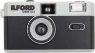 📸 ilford sprite 35-ii reusable/reloadable analogue 35mm film camera (black/silver) logo