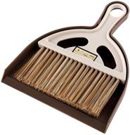 🧹 lioobo mini hand broom dustpan set for effective keyboard cleaning in home and office (white) logo