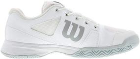 img 1 attached to Wilson Rush Pro Pink White Girls' Athletic Shoes: Performance and Style Combined