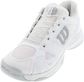 img 3 attached to Wilson Rush Pro Pink White Girls' Athletic Shoes: Performance and Style Combined