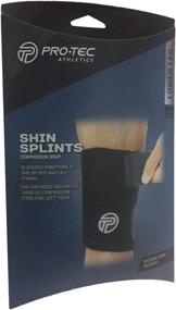 img 1 attached to 🏃 Relieve Shin Splints with Pro-Tec Compression Wrap: Ultimate Support for Fast Recovery